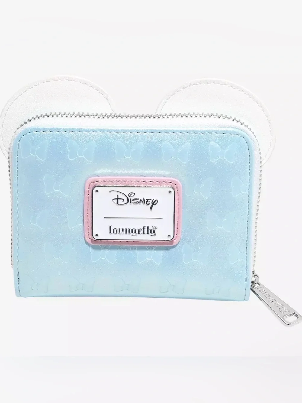 Loungefly Disney Minnie Mouse Bow Ears Small Zip Wallet